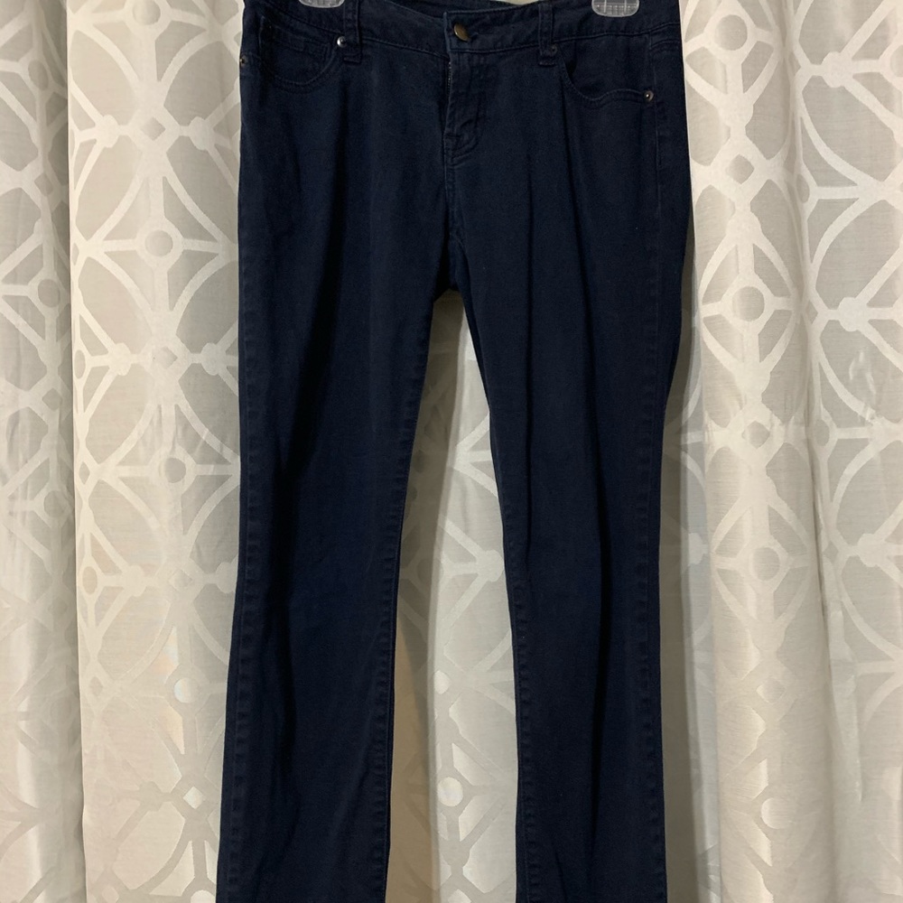 Navy blue jeans